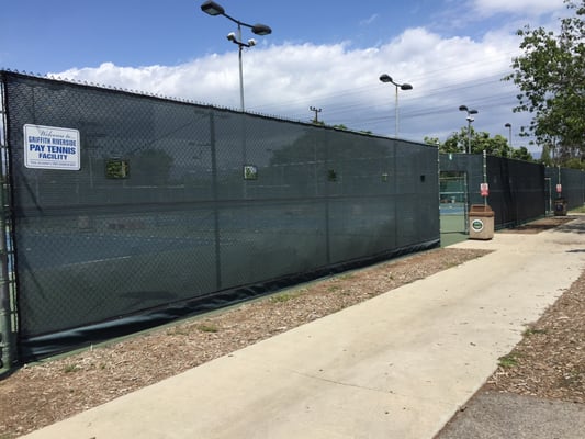 Griffith-Riverside Pay Tennis Facility